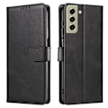 Pikkukuva 1 / 11: Samsung Galaxy S21 FE - Elegant Smidigt Plånboksfodral Svart