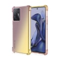 Miniatyrbild 1 av 11: Xiaomi Mi 11T Pro - Stötdämpande Stilrent Silikonskal Svart/Guld