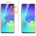 Miniatyrbillede 10 af 11: 3-PACK Samsung Galaxy S10 Sk�rmskydd CASE-Friendly HD 0,3mm Svart