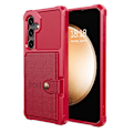 Miniatyrbilde 6 av 11: Samsung Galaxy A35 5G - Plånboksfodral i PU-läder med magnetisk Roséguld