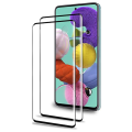 Miniatyrbilde 5 av 11: Galaxy A51 10-PACK Skärmskydd 2.5D Ram 9H 0,3mm HD-Clear Svart