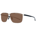 Porsche Design Solglasögon Herr P8680 B 61 Guld/Brun