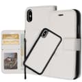JENSEN Fodral med Plånbok  - iPhone X/XS Vit