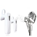 Miniatyrbilde 11 av 11: LEMAN M163 Bluetooth-Headset (Handsfree) Vit