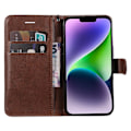 Miniatyrbild 9 av 11: iPhone 14 - Elegant Praktiskt Floveme Plånboksfodral Svart