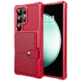 Pikkukuva 2 / 11: Samsung Galaxy S24 Ultra - Elegant Plånboksfodral Läder i Snygga Färgval Roséguld