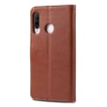 Miniatyrbillede 6 af 9: Huawei P30 Lite - Robust Kraftfullt Plånboksfodral AZNS Brun
