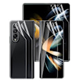 Miniatyrbillede 11 af 11: 3-PACK 4in1 Z Fold 4 Hydrogel Skärmskydd & 2.5D Kameralinsskydd Transparent