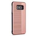 Miniatyrbilde 8 av 11: Elegant Skal med Korthållare till Samsung Galaxy S8+ (LEMAN) Blå