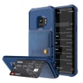 Miniatyrbild 3 av 11: Samsung Galaxy S9 - Robust Skal med Kortfack Brun Brun