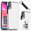 Samsung Galaxy A50 - Effektfullt Skal med Kortfack Vit