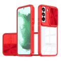 Miniatyrbilde 7 av 10: Samsung Galaxy S23 Plus - Stötdämpande Kameraskydd Skal Mörkgrön