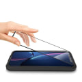 Pikkukuva 8 / 11: iPhone XR Skärmskydd 2.5D 2-PACK med Ram 9H HD-Clear Screen-Fit Svart