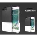 Miniatyrbild 5 av 10: iPhone 7 - Stilrent skal i 2 delar från FLOVEME Svart/Vit