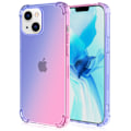 Miniatyrbilde 3 av 9: iPhone 13 Mini - Smidigt Skyddande Stöttåligt Silikonskal Rosa/Lila