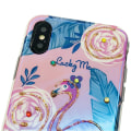 Miniatyrbilde 10 av 11: Elegant Skyddsskal PRETTY FLAMINGO för iPhone X/XS
