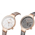 Pikkukuva 6 / 11: Elegant Damklocka Armband i Läder (NaviForce) Grå