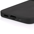 Miniatyrbilde 11 av 11: iPhone 12 Pro Max - Mattbehandlat Silikonskal & Mjukt Skärmskydd Svart