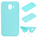 Pikkukuva 1 / 9: Samsung Galaxy J4 2018 - Stils�kert Matt Silikonskal (NKOBEE) Blågrön