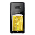 Pikkukuva 2 / 10: Samsung Galaxy S8 - Skyddsskal med Korthållare Transparent/Genomskinlig