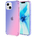 Pikkukuva 3 / 9: iPhone 13 Mini - Smidigt skyddande silikonihmis FLOVEME Rosa/Lila