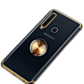 Miniatyrbild 1 av 11: Samsung Galaxy A9 2018 - Robust Skyddsskal med Ringhållare Guld