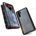 Miniatyrbilde 2 av 11: Huawei P30 Pro - Härdat Glas Dubbelt Magnetiskt Skal Grön