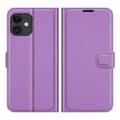 iPhone 12 - Stilrent Praktiskt NKOBEE Plånboksfodral Lila