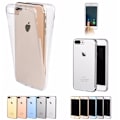 Miniatyrbillede 4 af 11: Dubbelsidigt Silikonfodral med TOUCHFUNKTION för iPhone 7 PLUS Blå