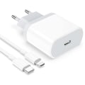Miniatyrbild 9 av 9: Effektfullt Snabbladdare iPhone Type-C Lightning 20W Vit