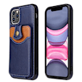 Pikkukuva 1 / 11: Genomtänkt Skal med Korthållare - iPhone 11 Pro Max Mörkblå