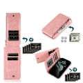 Miniatyrbild 9 av 11: iPhone 12 - Professionellt Robust Floveme Plånboksfodral Roséguld