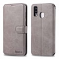 Miniatyrbillede 1 af 11: Samsung Galaxy A20E - Beskyttende Pungetui Grå