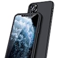 Pikkukuva 10 / 11: iPhone 12 Mini - Stilsäkert Skyddande Dubbelskal (FLOVEME) Röd