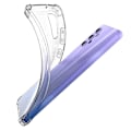 Pikkukuva 3 / 3: Samsung Galaxy A32 - Tyylikäs iskuja vaimentava silikonisuojus Transparent/Genomskinlig