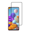 Pikkukuva 4 / 11: Samsung Galaxy A21s 2.5D 10-PACK Skärmskydd Ram 9H 0,3mm Svart