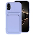 Miniatyrbilde 9 av 11: iPhone 16 Plus - Välj mellan Flear Färger - Smidigt Skal med Korthållare Rosa