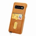 Pikkukuva 10 / 11: Skal med Korthållare - Samsung Galaxy S10 Plus (Vintage-Mark) Mörkbrun