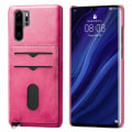 Miniatyrbillede 1 af 11: Skal med Kortfack - Huawei P30 Pro Rosaröd Rosaröd