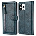 Miniatyrbilde 8 av 11: iPhone 13 Pro Max - Elegant Plånboksfodral med Kortfack & Dragkedja Svart