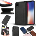 Miniatyrbilde 6 av 8: Praktiskt Skyddsskal med Kortfack - iPhone XR Mörkblå