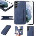 Pikkukuva 1 / 10: Samsung Galaxy S23 - Eksklusiivinen Hanman-kuori korttitaskulla Mörkblå