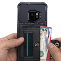 Pikkukuva 10 / 11: Samsung Galaxy S9 - Praktiskt Skal med Kortfack Grön