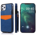 Miniatyrbilde 5 av 11: iPhone 12 Pro - Smidigt Effektfullt LEMAN Skal med Korthållare Svart