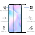 Miniatyrbilde 2 av 11: Heltäckande Härdat Glas 2.5D Skärmskydd Redmi 9C NFC (2-pack) Transparent