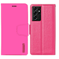 Pikkukuva 10 / 11: Samsung Galaxy S21 Ultra - Praktiskt HANMAN Plånboksfodral Roséguld