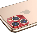 Miniatyrbillede 1 af 11: Högkvalitativ Kameralinsskydd Ram iPhone 11 Pro Max Röd