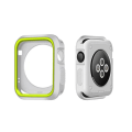 Miniatyrbild 9 av 11: iWatch 4/5 - Stilrent Skyddande TPU Skal Svart/Vit 40mm