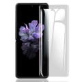 Miniatyrbilde 7 av 11: 2-PACK Galaxy Z Flip - Skärmskydd 3 in 1 Hydrogel Fram & Baksida Transparent