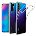 Pikkukuva 1 / 7: Huawei P30 Pro - Tunt Skyddande Silikonskal (FLOVEME) Transparent/Genomskinlig